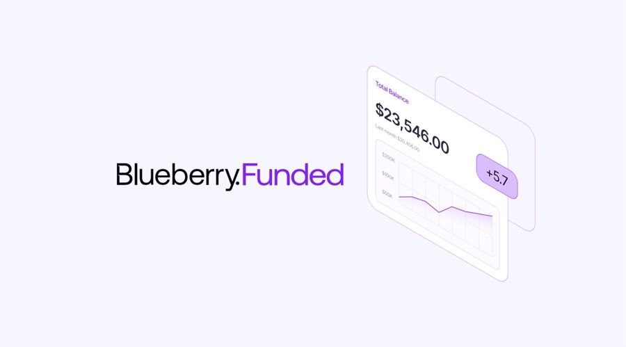 Prop Firm Blueberry Funded 扩展评估项目，新增 1,0